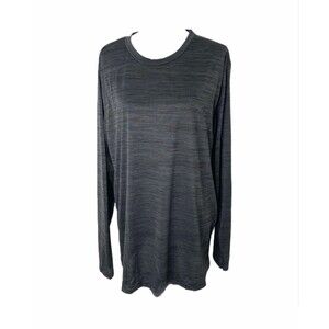 Bollinger Men's Charcoal Grey Long Sleeve Crewneck Athletic Size 3XL